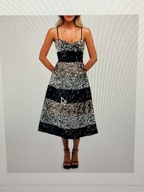 PARTY DRESS HELSI JACKIE STRIPE SQN
